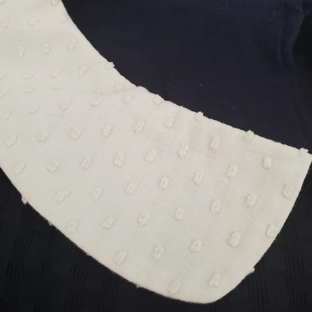 Anthropologie Postmark sleeveless top small collar blue pullover business Career